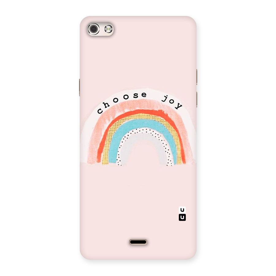 Choose Joy Back Case for Micromax Canvas Silver 5