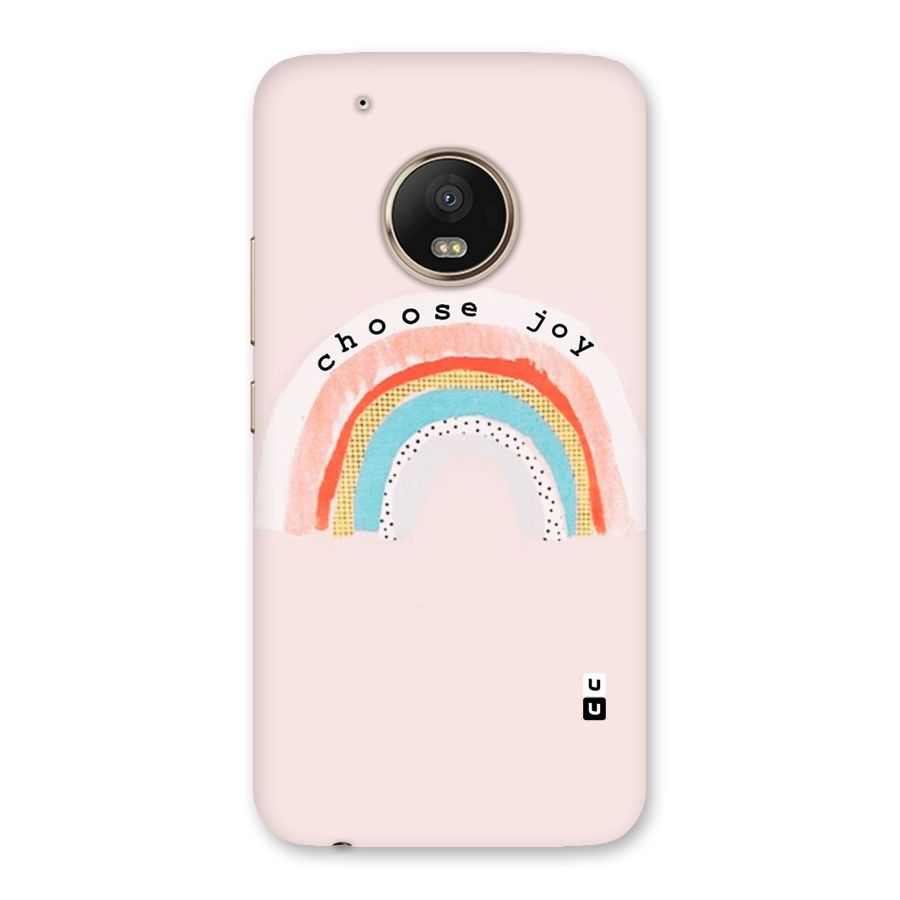 Choose Joy Back Case for Moto G5 Plus