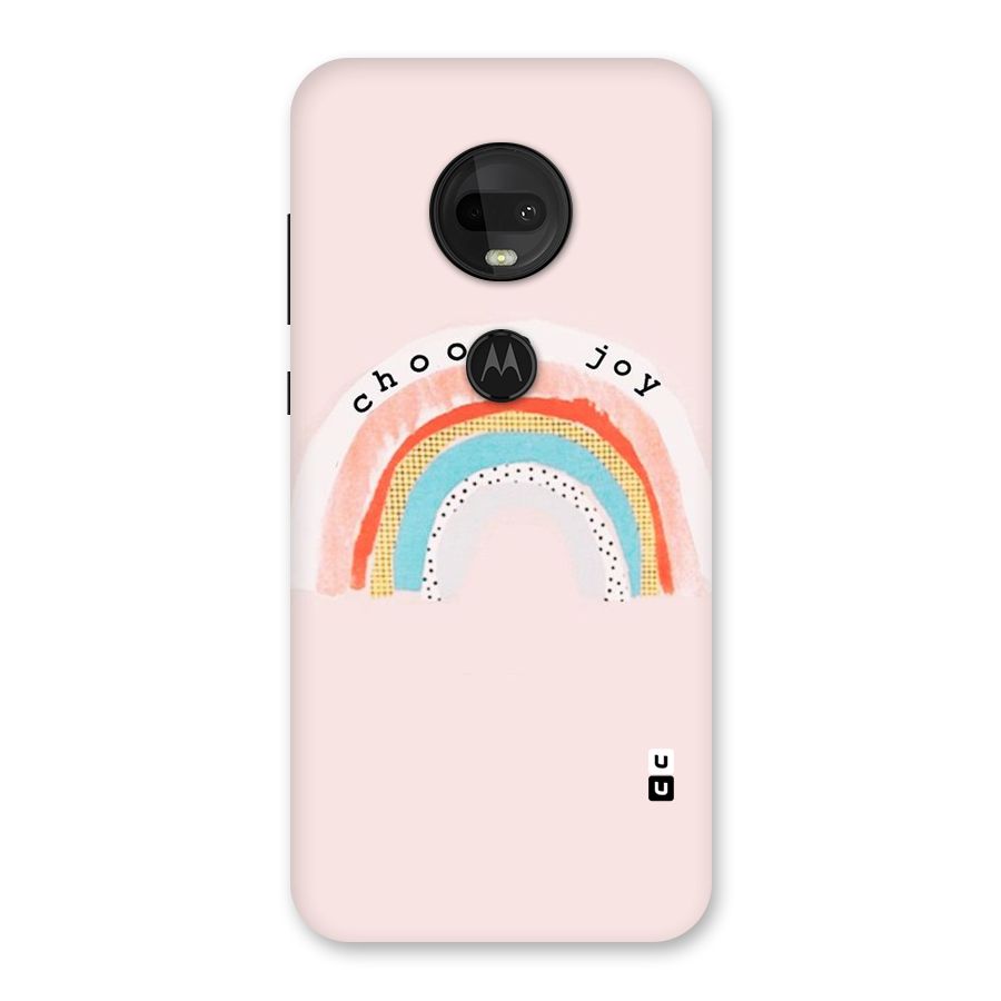 Choose Joy Back Case for Moto G7