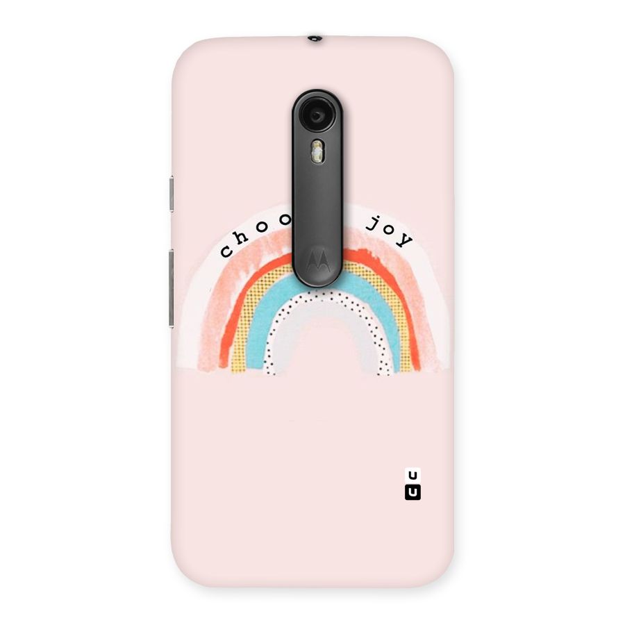 Choose Joy Back Case for Moto G Turbo