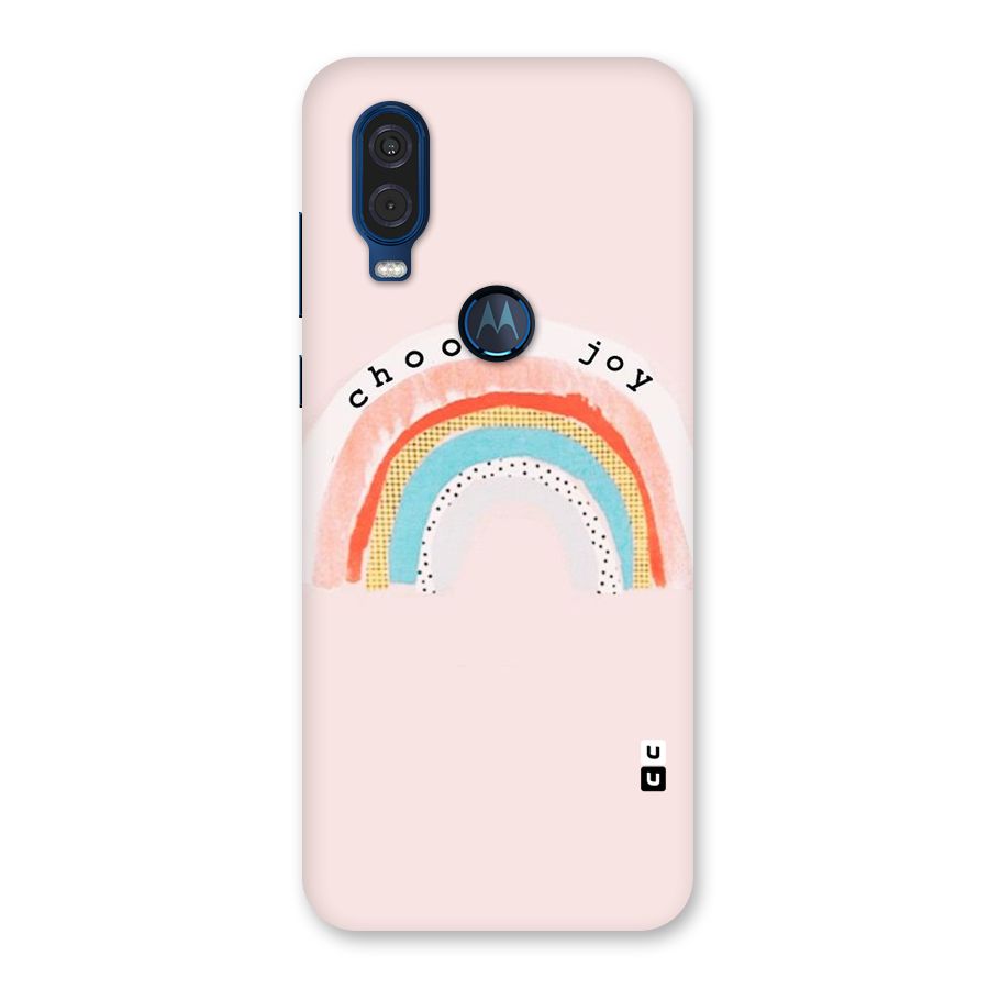 Choose Joy Back Case for Motorola One Vision