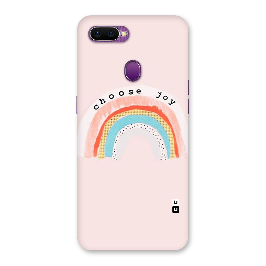 Choose Joy Back Case for Oppo F9