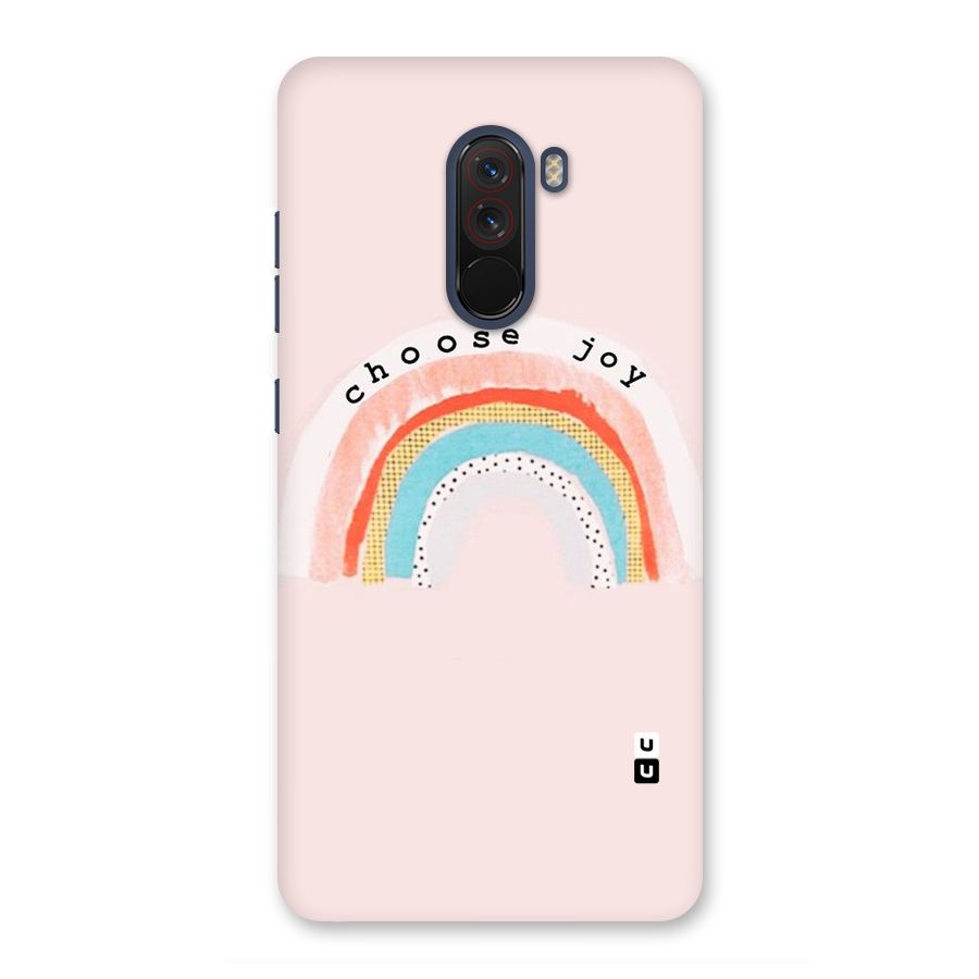 Choose Joy Back Case for Poco F1