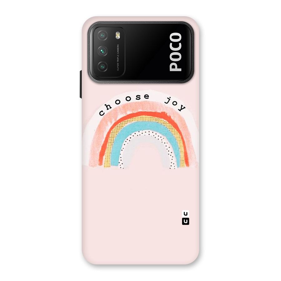 Choose Joy Back Case for Poco M3