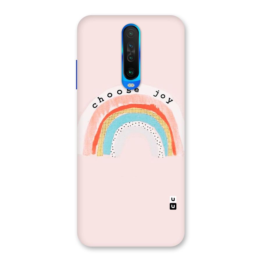 Choose Joy Back Case for Poco X2