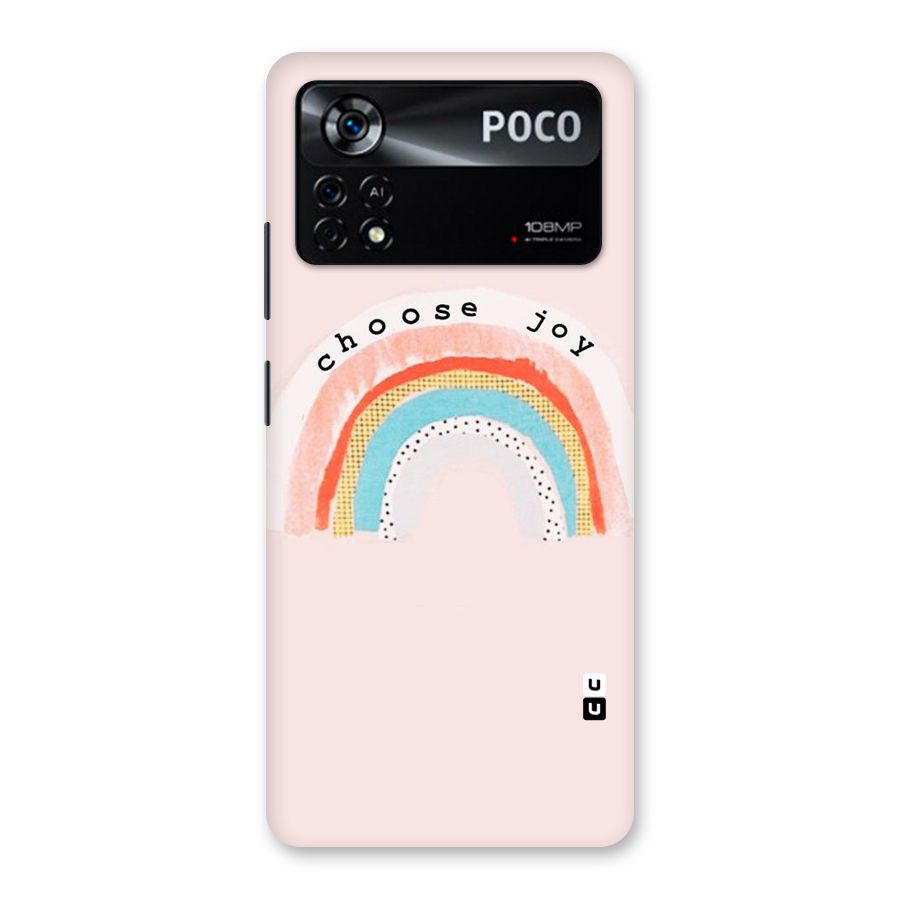 Choose Joy Back Case for Poco X4 Pro 5G
