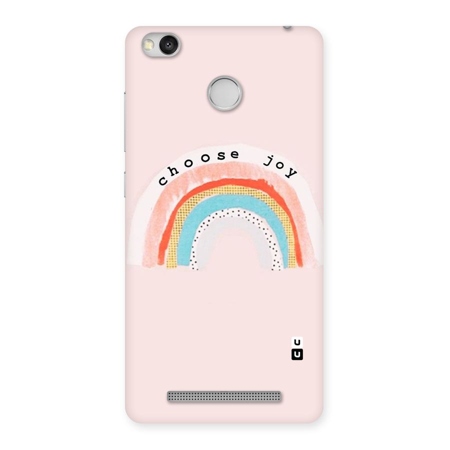 Choose Joy Back Case for Redmi 3S Prime