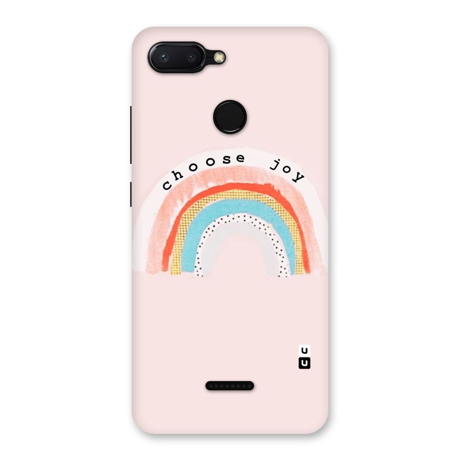 Choose Joy Back Case for Redmi 6