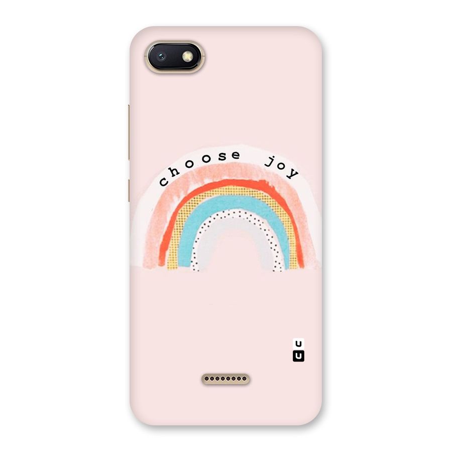 Choose Joy Back Case for Redmi 6A