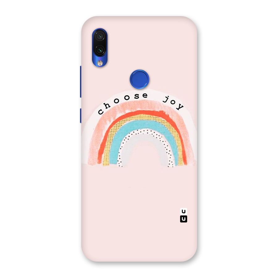Choose Joy Back Case for Redmi Note 7S
