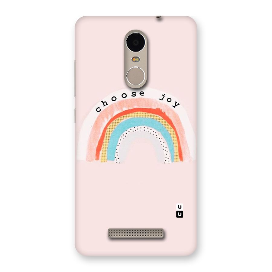 Choose Joy Back Case for Xiaomi Redmi Note 3