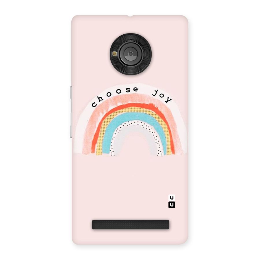 Choose Joy Back Case for Yu Yunique