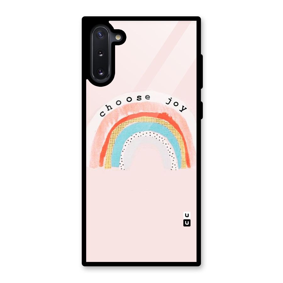 Choose Joy Glass Back Case for Galaxy Note 10