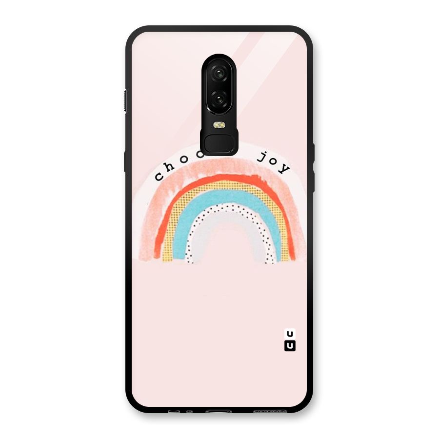 Choose Joy Glass Back Case for OnePlus 6