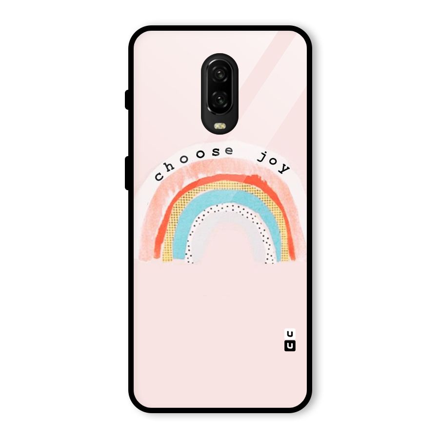 Choose Joy Glass Back Case for OnePlus 6T
