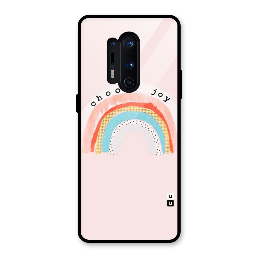 Choose Joy Glass Back Case for OnePlus 8 Pro