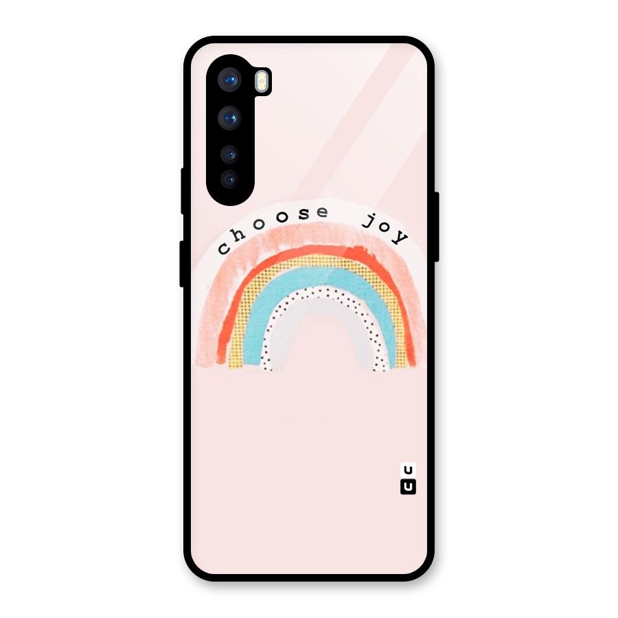 Choose Joy Glass Back Case for OnePlus Nord