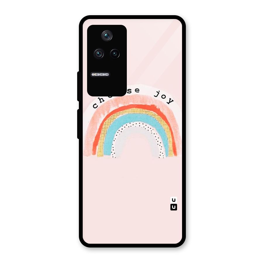 Choose Joy Glass Back Case for Poco F4 5G