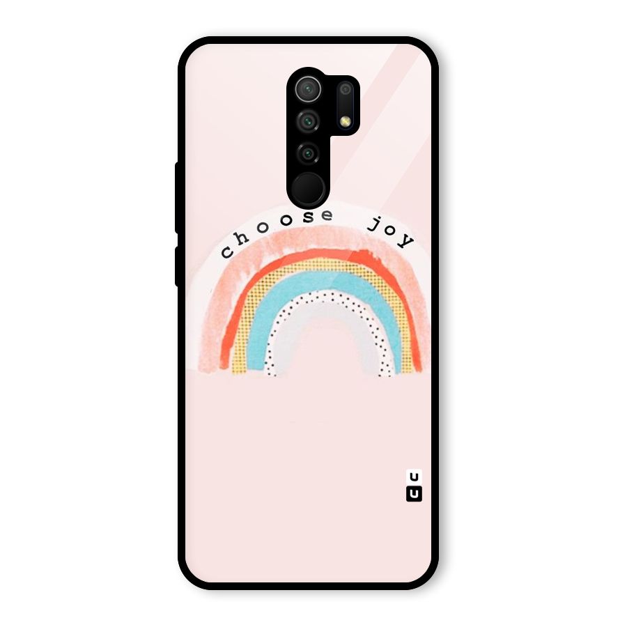 Choose Joy Glass Back Case for Poco M2