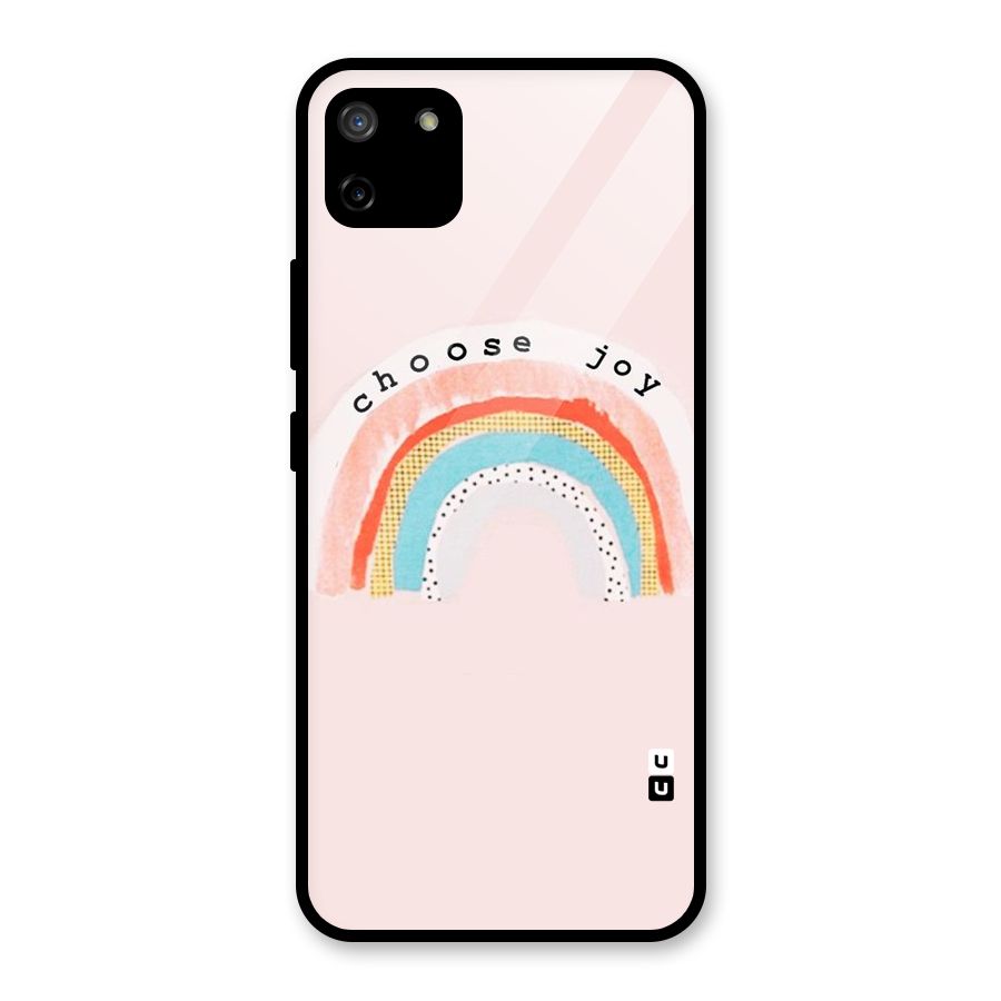 Choose Joy Glass Back Case for Realme C11