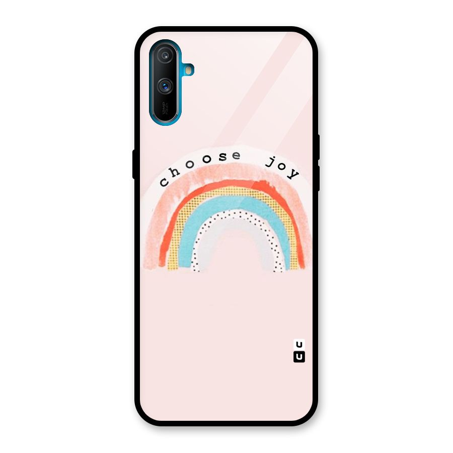 Choose Joy Glass Back Case for Realme C3