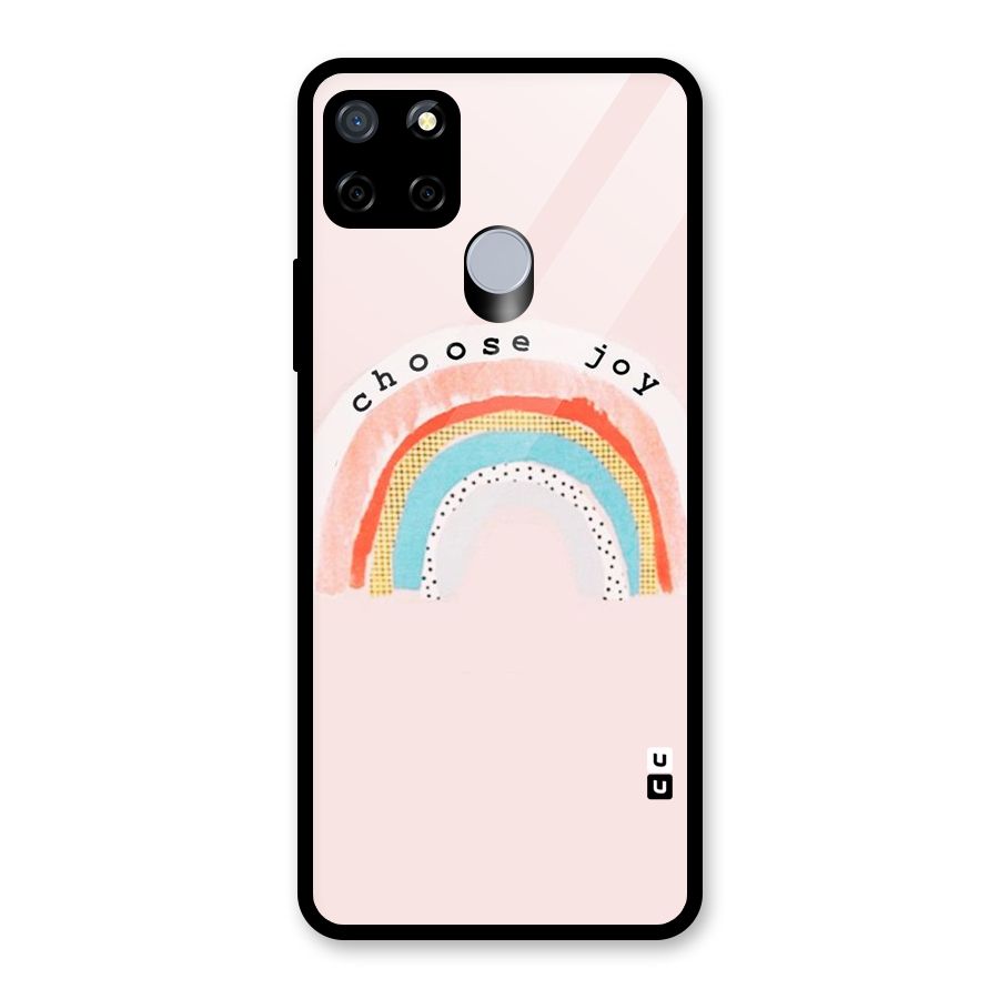 Choose Joy Glass Back Case for Realme Narzo 20