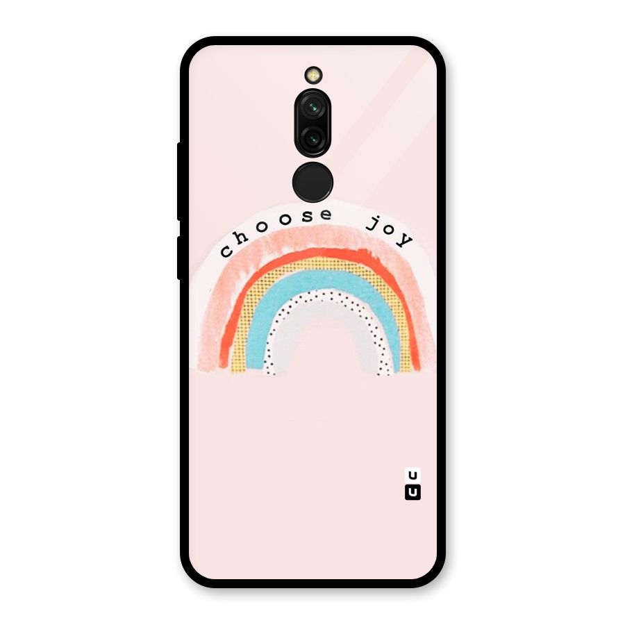 Choose Joy Glass Back Case for Redmi 8