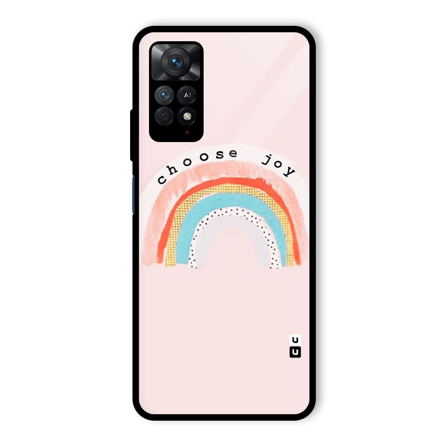 Choose Joy Glass Back Case for Redmi Note 11 Pro
