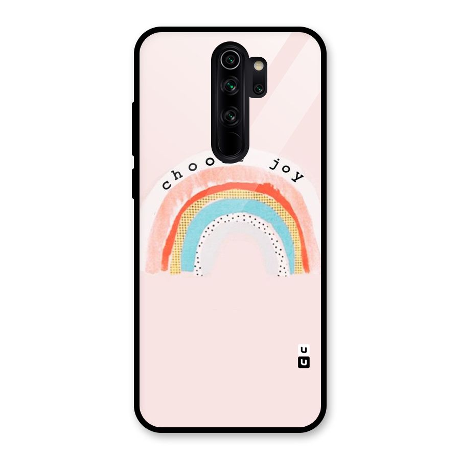 Choose Joy Glass Back Case for Redmi Note 8 Pro