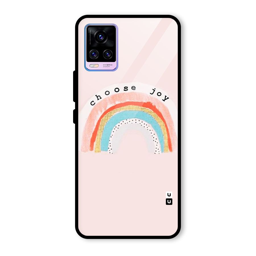 Choose Joy Glass Back Case for Vivo V20 Pro