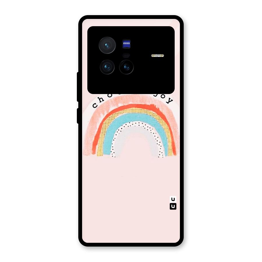 Choose Joy Glass Back Case for Vivo X80