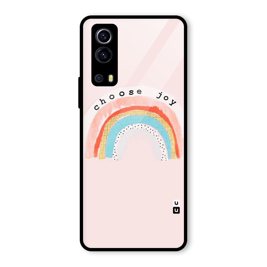 Choose Joy Glass Back Case for Vivo iQOO Z3