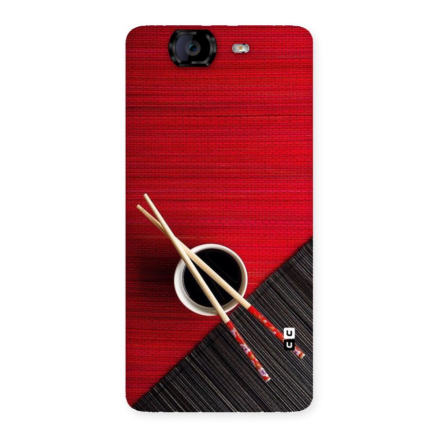 Chopstick Design Back Case for Canvas Knight A350