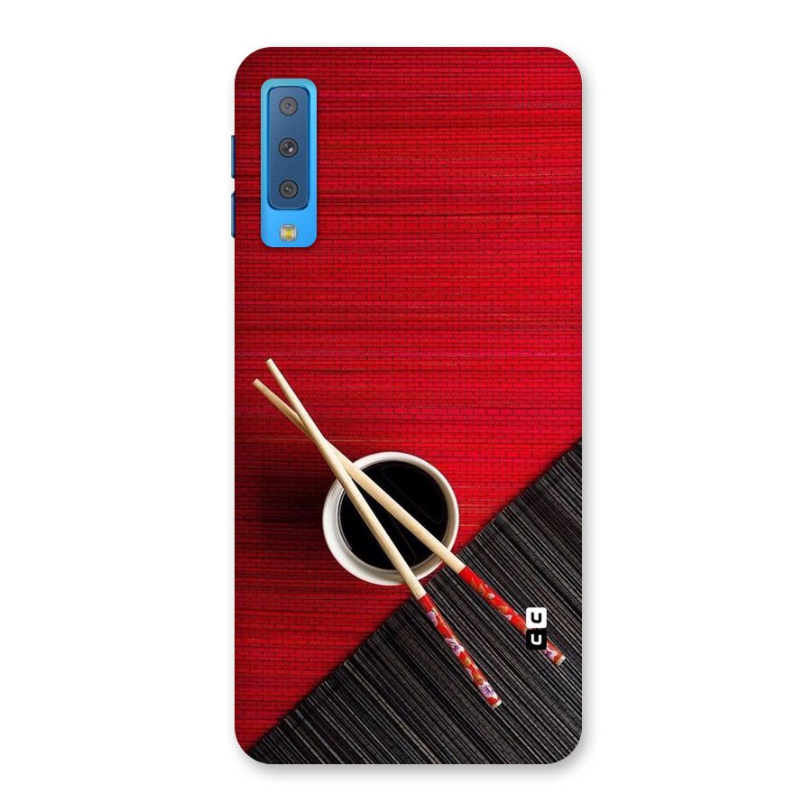 Chopstick Design Back Case for Galaxy A7 (2018)