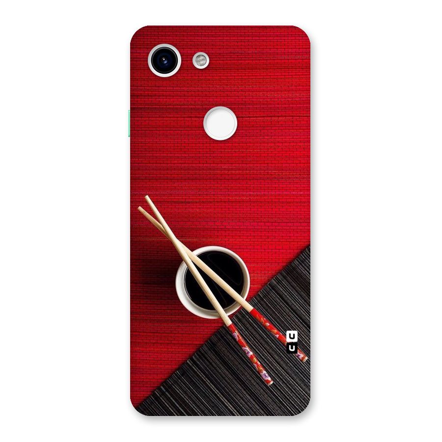 Chopstick Design Back Case for Google Pixel 3