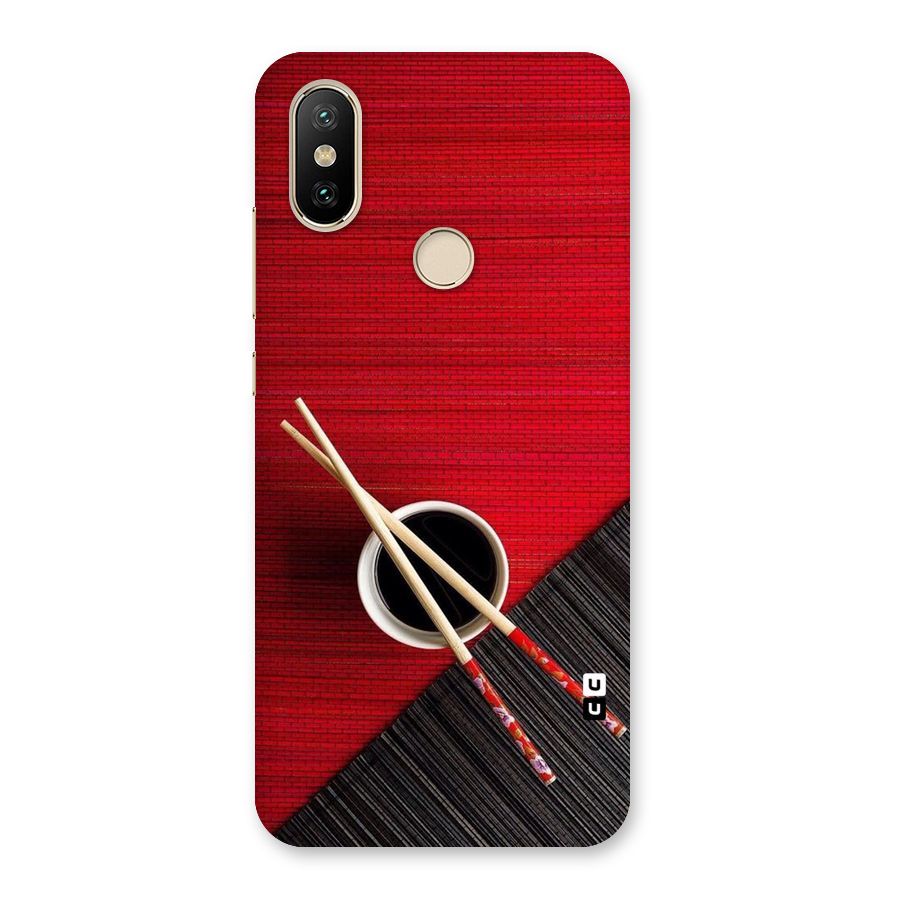 Chopstick Design Back Case for Mi A2