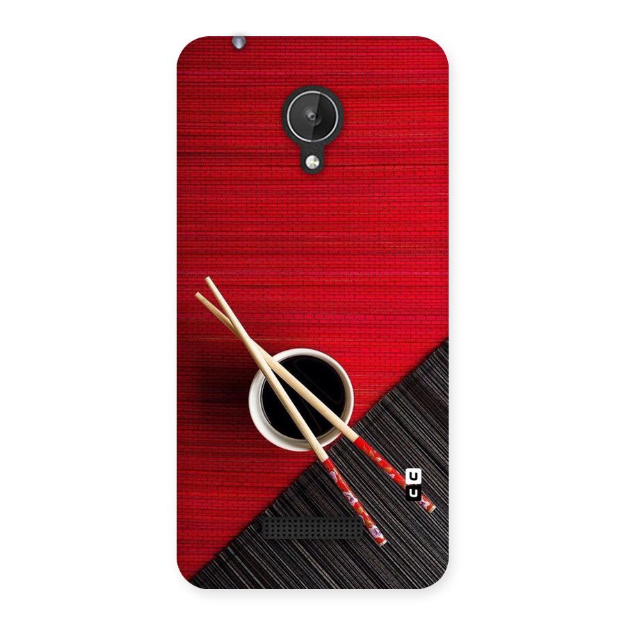Chopstick Design Back Case for Micromax Canvas Spark Q380