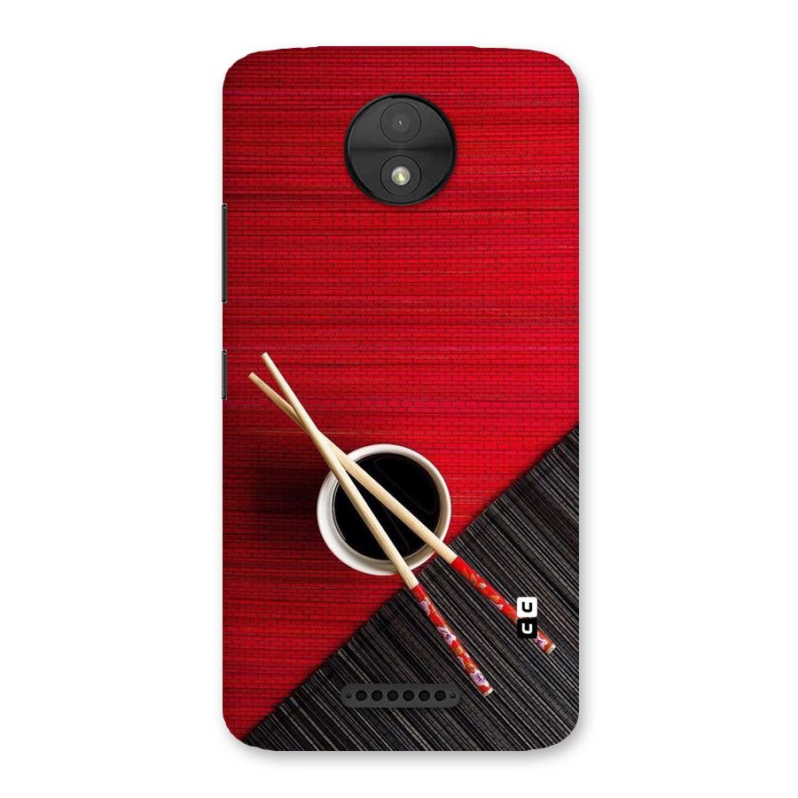 Chopstick Design Back Case for Moto C