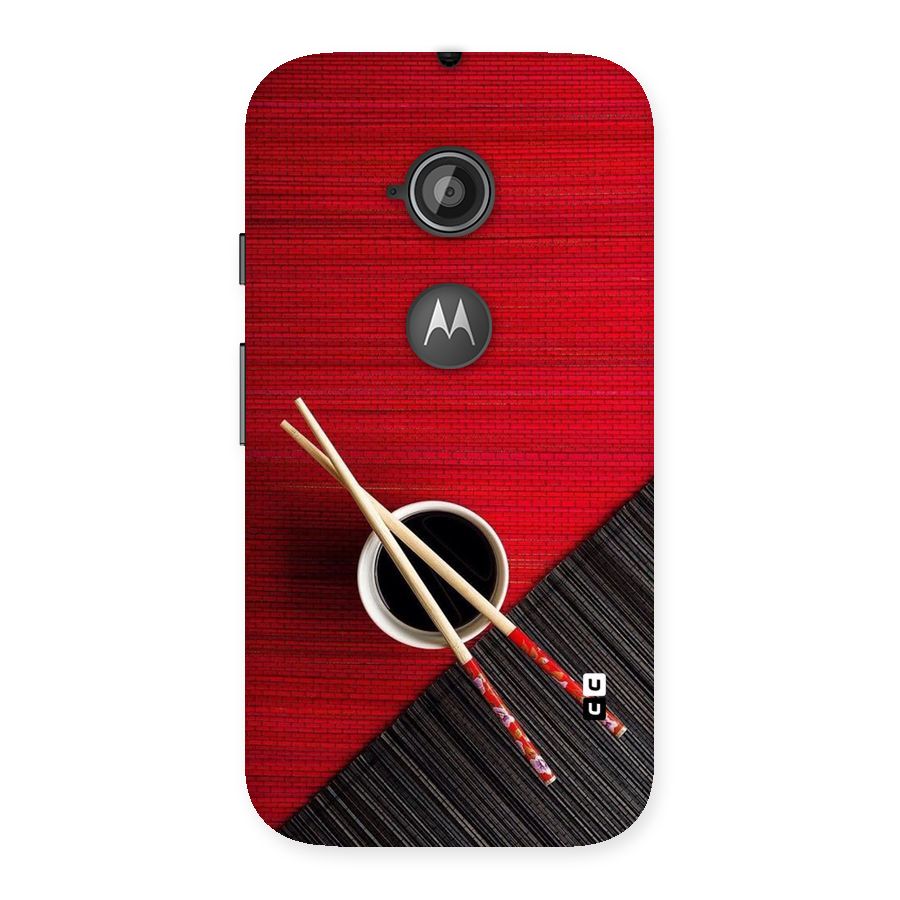 Chopstick Design Back Case for Moto E 2nd Gen