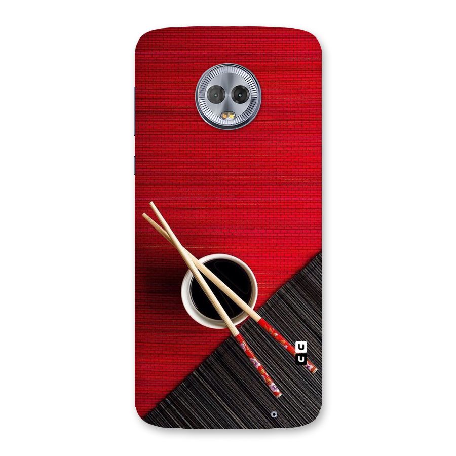 Chopstick Design Back Case for Moto G6 Plus