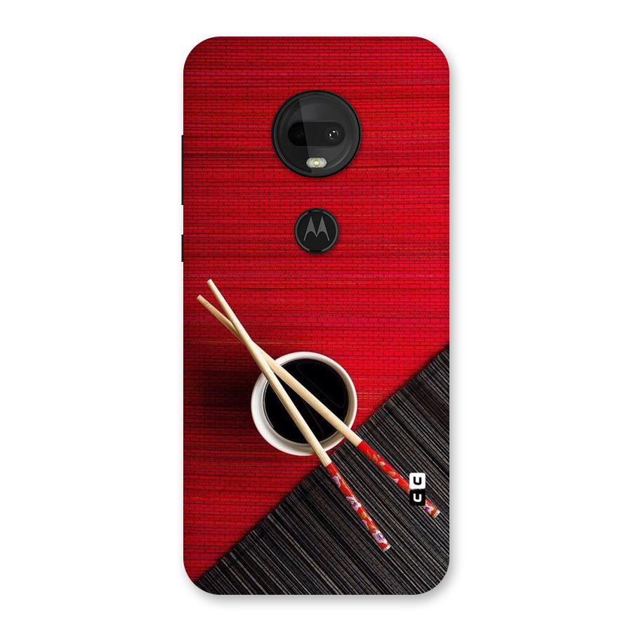 Chopstick Design Back Case for Moto G7