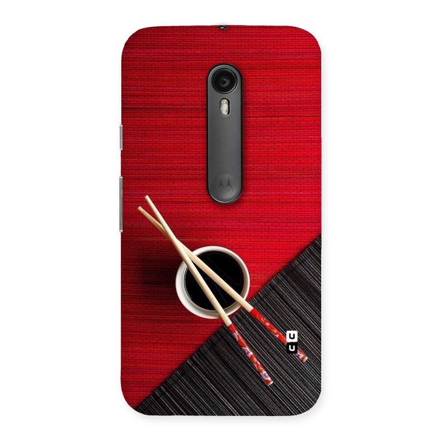 Chopstick Design Back Case for Moto G Turbo