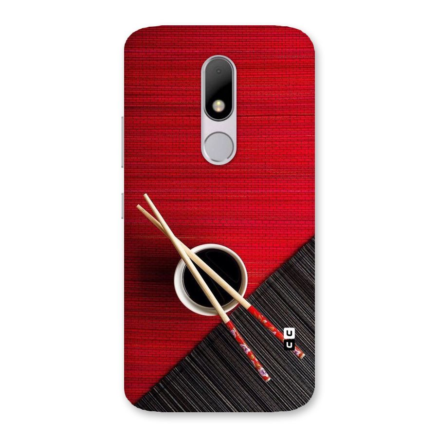 Chopstick Design Back Case for Moto M