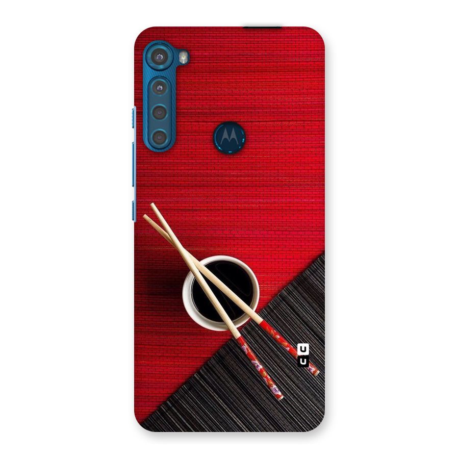 Chopstick Design Back Case for Motorola One Fusion Plus