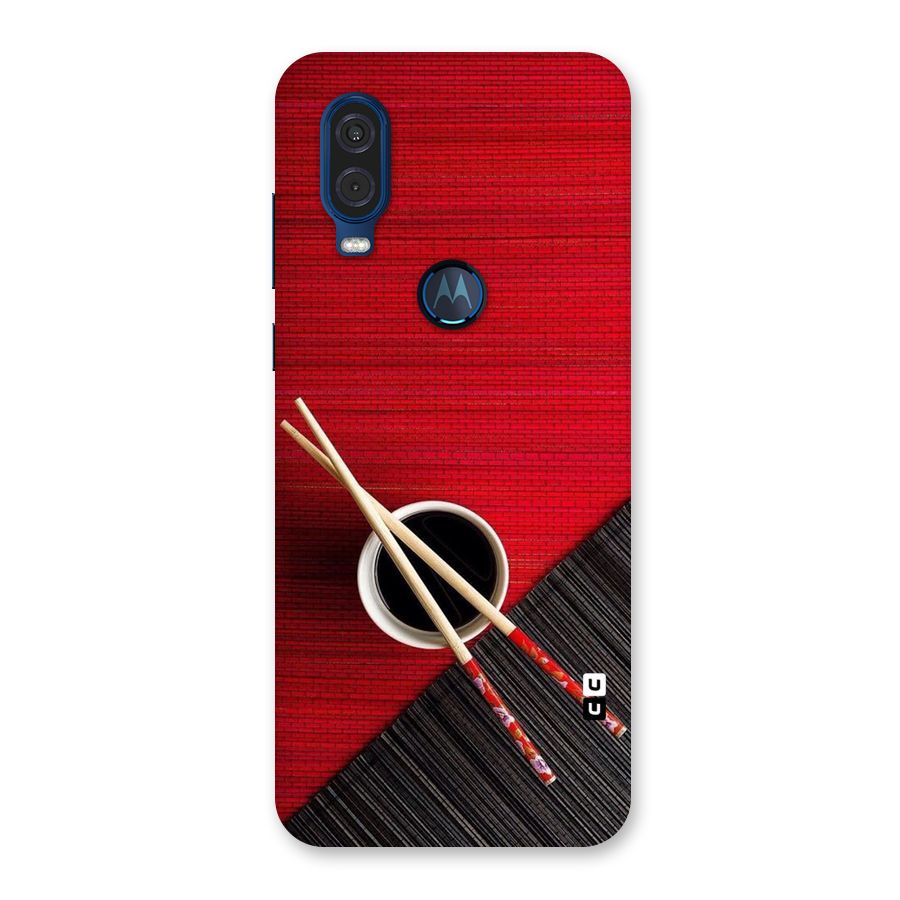 Chopstick Design Back Case for Motorola One Vision