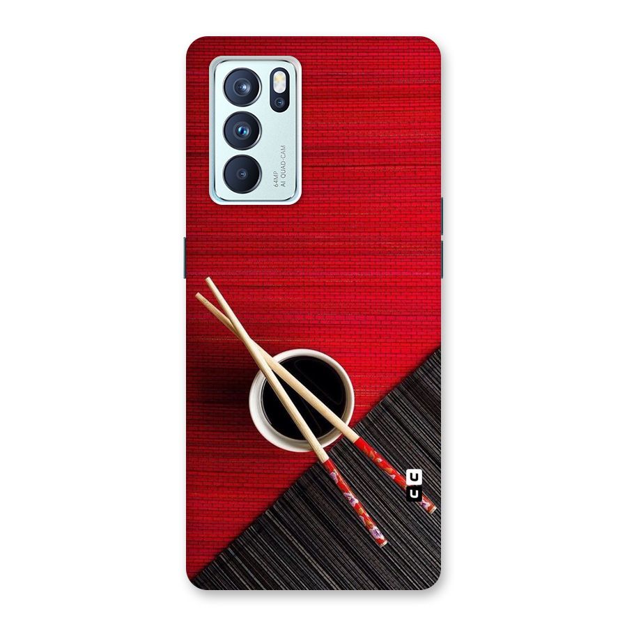 Chopstick Design Back Case for Oppo Reno6 Pro 5G