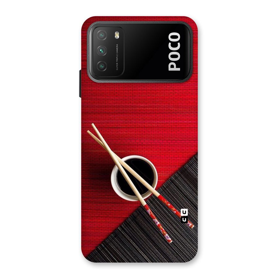Chopstick Design Back Case for Poco M3