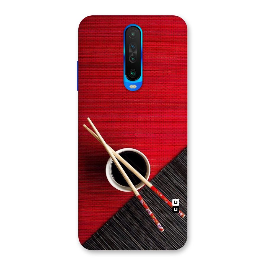 Chopstick Design Back Case for Poco X2