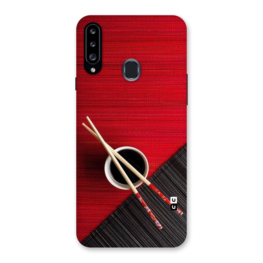 Chopstick Design Back Case for Samsung Galaxy A20s