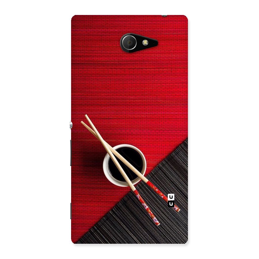 Chopstick Design Back Case for Sony Xperia M2